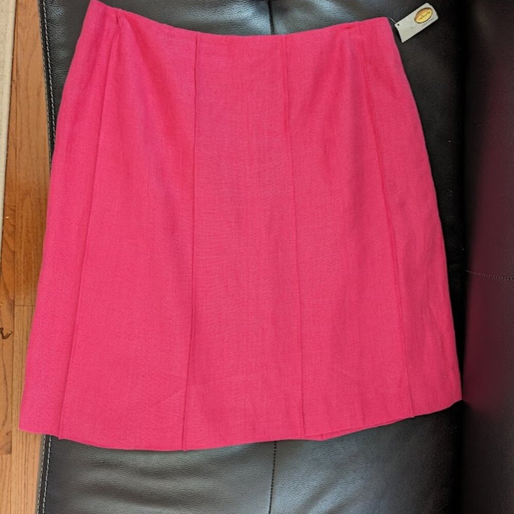 Irish Linen Skirt  A Line   21" L -   NWT